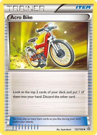 Acro Bike 122/160 - Primal Clash Reverse Holofoil - Poke-Collect