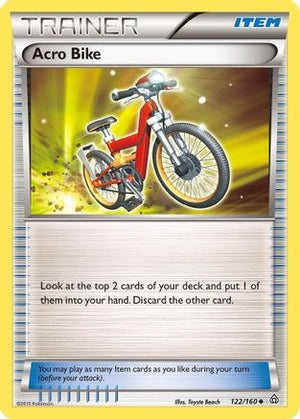 Acro Bike 122/160 - Primal Clash Reverse Holofoil - Poke-Collect