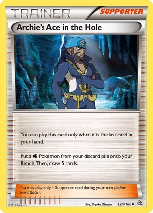 Archie's Ace in the Hole 124/160 - XY  Primal Clash - Poke-Collect