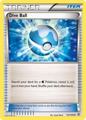Dive Ball 125/160 - Primal Clash Reverse Holofoil - Poke-Collect