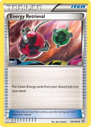 Energy Retrieval 126/160 - XY  Primal Clash - Poke-Collect