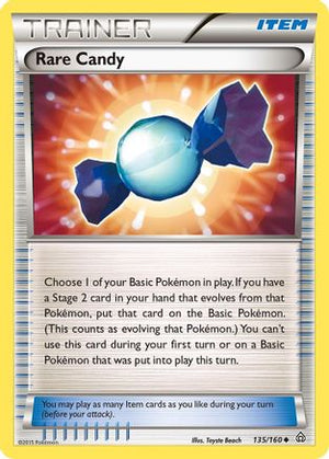 Rare Candy 135/160 - Primal Clash Reverse Holofoil - Poke-Collect
