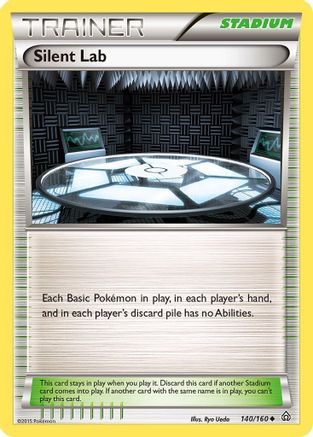 Silent Lab 140/160 - XY  Primal Clash Reverse Holofoil - Poke-Collect