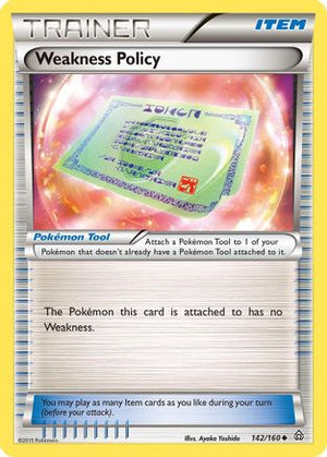 Weakness Policy 142/160 - Primal Clash - Poke-Collect