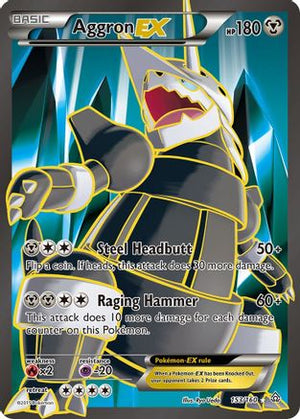 Aggron EX (153 Full Art) 153/160 - XY  Primal Clash Holofoil