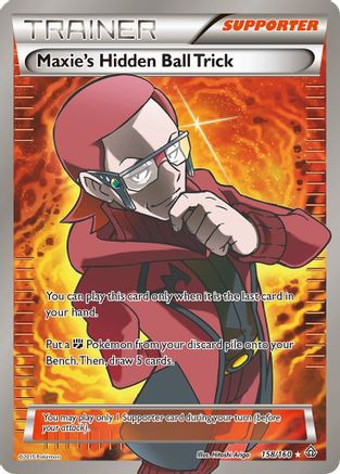 Maxie's Hidden Ball Trick 158/160 - Primal Clash Holofoil - Poke-Collect