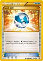 Dive Ball (161 Secret Rare) 161/160 - XY  Primal Clash Holofoil - Poke-Collect