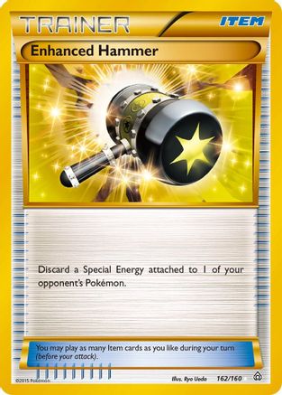 Enhanced Hammer (162 Secret Rare) 162/160 - XY  Primal Clash Holofoil - Poke-Collect