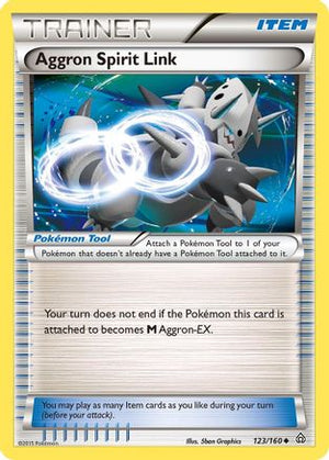 Aggron Spirit Link 123/160 - Primal Clash Reverse Holofoil - Poke-Collect