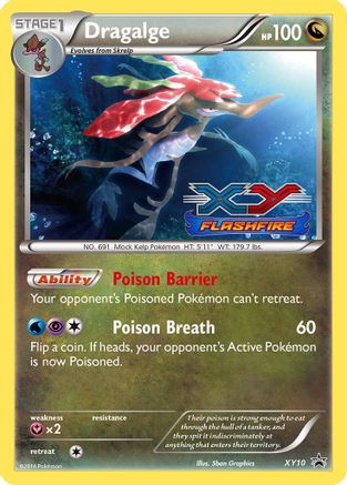 Dragalge - XY10 (Prerelease) XY10/211 - XY Promos Holofoil - Poke-Collect