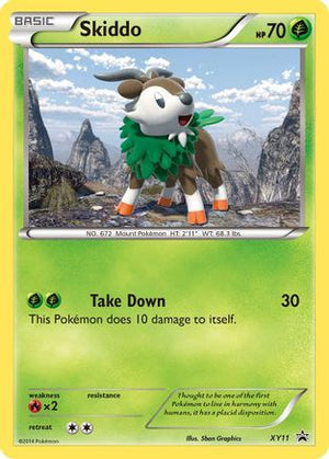 Skiddo XY11/211 - XY Black Star Promos Holofoil - Poke-Collect