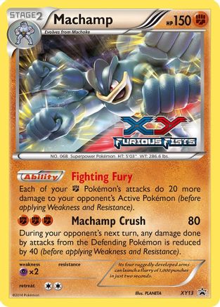 Machamp XY13/211 - XY Black Star Promos Holofoil - Poke-Collect