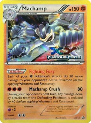 Machamp - XY13 (Prerelease Promo) [Staff] XY13 - XY Promos Holofoil - Poke-Collect