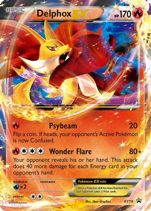 Delphox-EX XY19/211 - XY Black Star Promos Holofoil - Poke-Collect