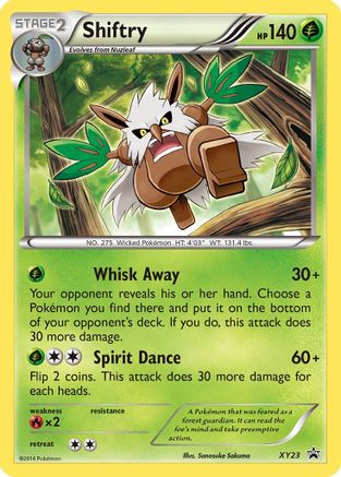 Shiftry XY23/211 - XY Black Star Promos Holofoil - Poke-Collect