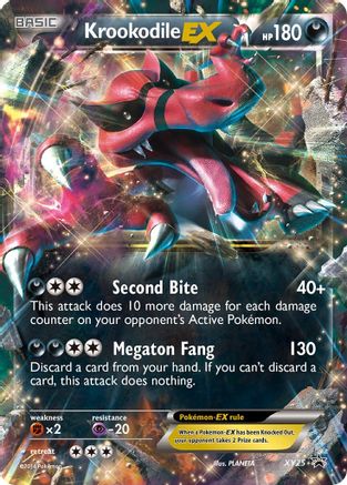 Krookodile-EX XY25/211 - XY Black Star Promos Holofoil - Poke-Collect