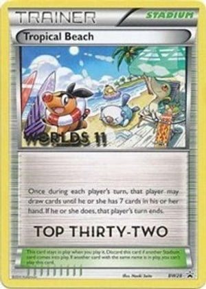 Tropical Beach - BW28 (Worlds 11) [Top 32] BW28 - Black and White Promos Holofoil - Poke-Collect