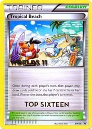 Tropical Beach - BW28 (Worlds 11) [Top 16] BW28 - Black and White Promos - Poke-Collect