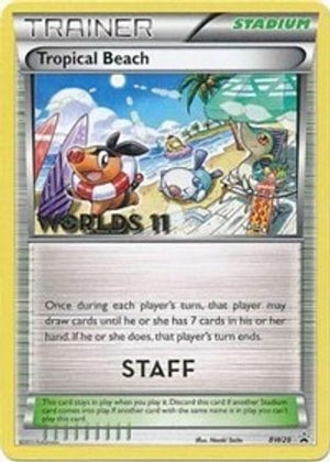 Tropical Beach - BW28 (Worlds 11) [Staff] BW28 - Black and White Promos - Poke-Collect