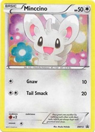 Minccino - BW13 (Cracked Ice Holo) BW13 - Black and White Promos Holofoil - Poke-Collect
