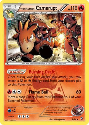 Team Magma's Camerupt 2/34 - Double Crisis Reverse Holofoil - Poke-Collect