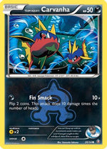 Team Aqua's Carvanha 20/34 - Double Crisis - Poke-Collect