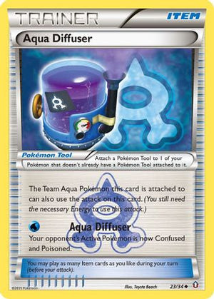 Aqua Diffuser 23/34 - Double Crisis Reverse Holofoil - Poke-Collect