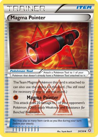 Magma Pointer 24/34 - Double Crisis - Poke-Collect