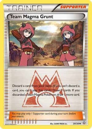 Team Magma Grunt 30/34 - Double Crisis