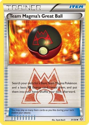 Team Magma's Great Ball 31/34 - Double Crisis - Poke-Collect