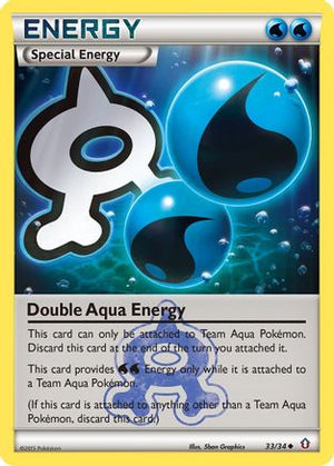 Double Aqua Energy 33/34 - Double Crisis - Poke-Collect