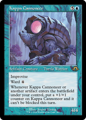 Kappa Cannoneer (Retro Frame) (MH3-401) - Modern Horizons 3 Foil