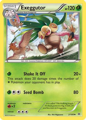Exeggutor 2/108 - Roaring Skies Reverse Holofoil - Poke-Collect