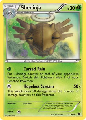 Shedinja 11/108 - Roaring Skies Reverse Holofoil - Poke-Collect