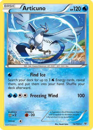 Articuno 16/108 - Roaring Skies Reverse Holofoil - Poke-Collect
