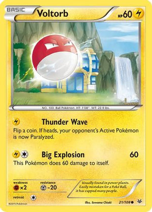 Voltorb 21/108 - Roaring Skies - Poke-Collect