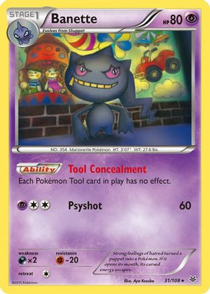 Banette 31/108 - Roaring Skies Reverse Holofoil - Poke-Collect