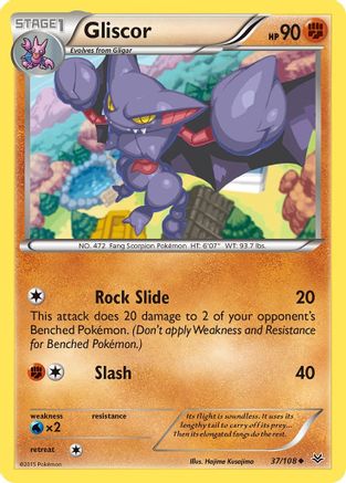 Gliscor 37/108 - XY  Roaring Skies - Poke-Collect
