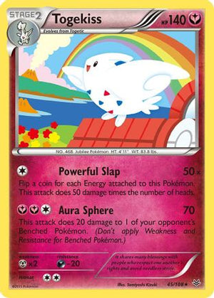 Togekiss 45/108 - Roaring Skies Reverse Holofoil - Poke-Collect