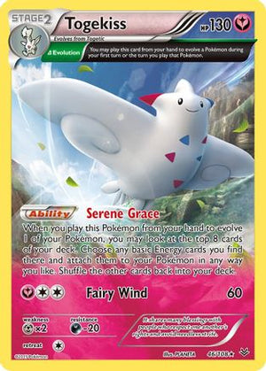 Togekiss 46/108 - Roaring Skies Reverse Holofoil - Poke-Collect