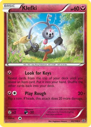 Klefki 48/108 - XY  Roaring Skies Reverse Holofoil - Poke-Collect