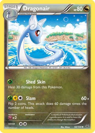 Dragonair 50/108 - XY  Roaring Skies Reverse Holofoil - Poke-Collect