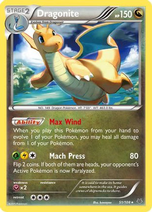 Dragonite (51) 51/108 - XY  Roaring Skies - Poke-Collect
