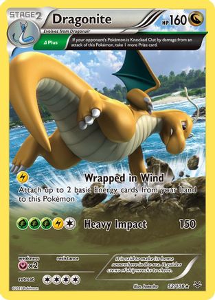 Dragonite (52 Delta) 52/108 - XY  Roaring Skies Holofoil - Poke-Collect