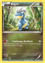 Bagon (54) 54/108 - XY  Roaring Skies Reverse Holofoil - Poke-Collect