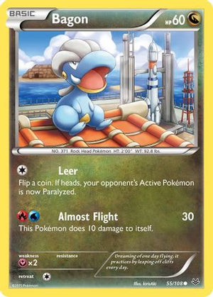 Bagon 55/108 - Roaring Skies Reverse Holofoil - Poke-Collect