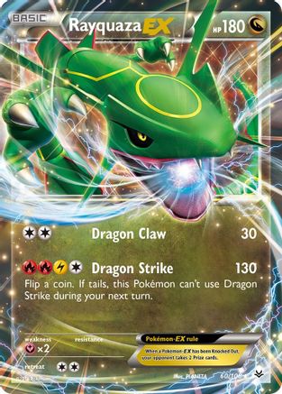 Rayquaza EX (60) 60/108 - XY  Roaring Skies Holofoil - Poke-Collect