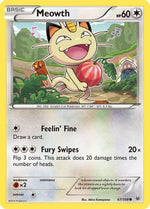 Meowth 67/108 - XY  Roaring Skies - Poke-Collect