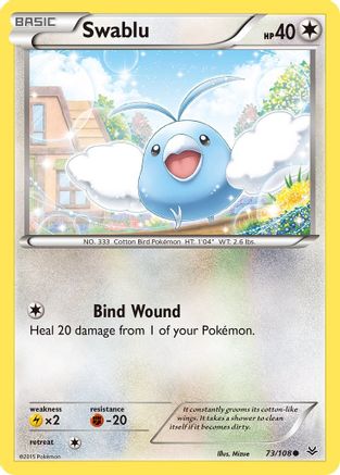Swablu 73/108 - Roaring Skies - Poke-Collect