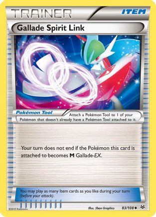 Gallade Spirit Link 83/108 - XY  Roaring Skies Reverse Holofoil - Poke-Collect